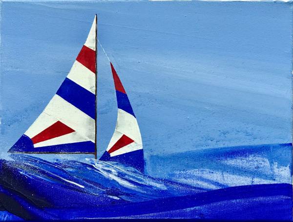 - Acrylic on Canvas, Painting by Annabel Menheneott, measuring 30 x 40 cm (H x W) framed at 35 x 45 cm £465